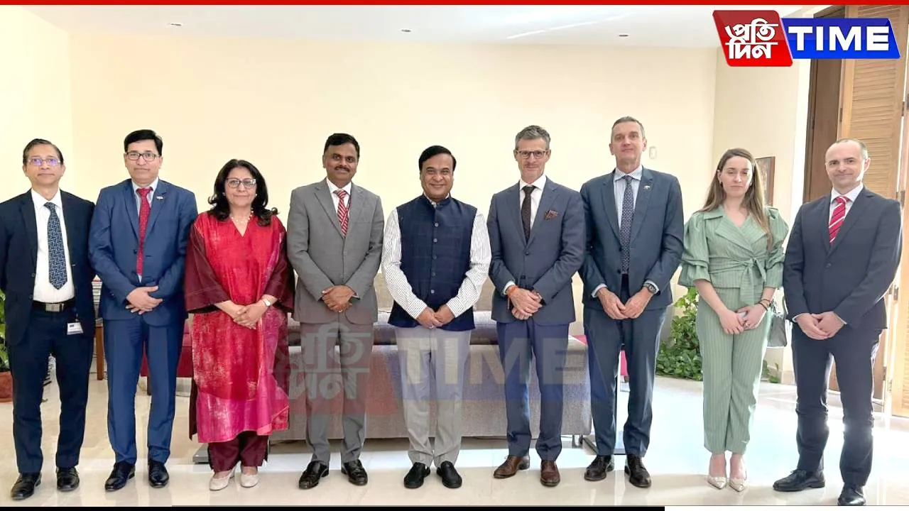 Assam CM Meets EU Ambassador, Talks Collaboration in Key Sectors