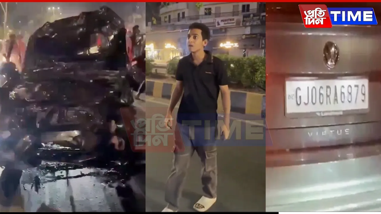 Drunk Student Crashes Car into Two-Wheelers in Gujarat's Vadodara, 1 Killed