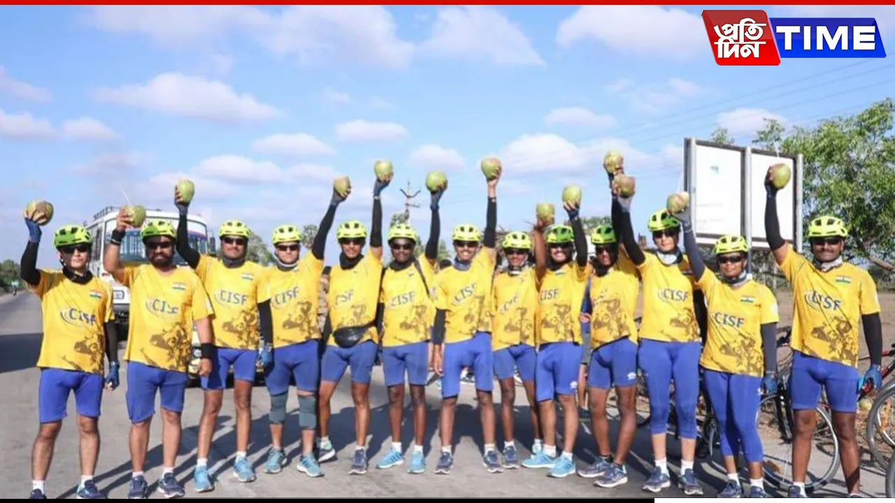CISF Cyclothon Storms Mumbai, Celebrities & Public Show Support