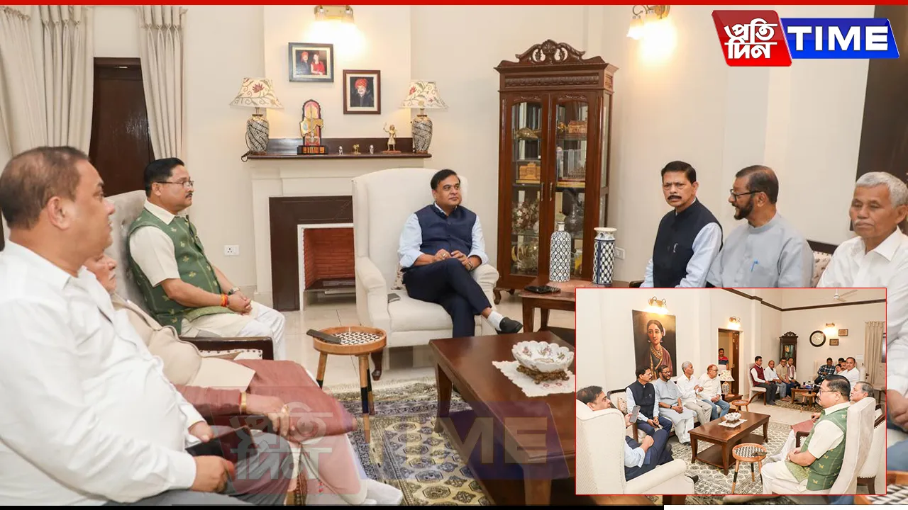 Assam CM Holds Talks on Key Issues with NDA MPs in New Delhi