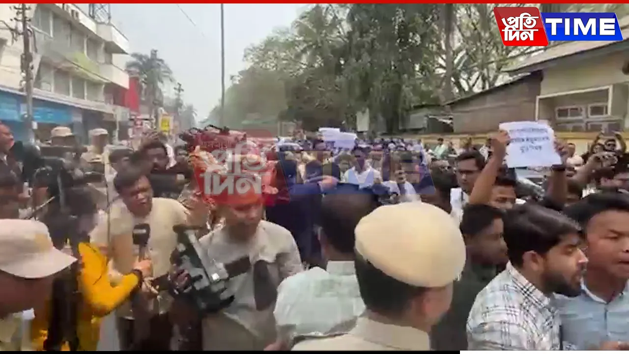 Guwahati press club protest
