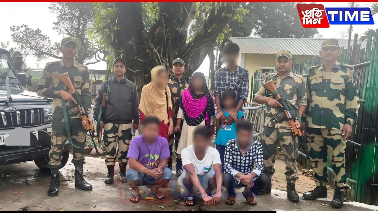 Midnight Move Goes Wrong! BSF Captures 7 in Cross-Border Infiltration Bid