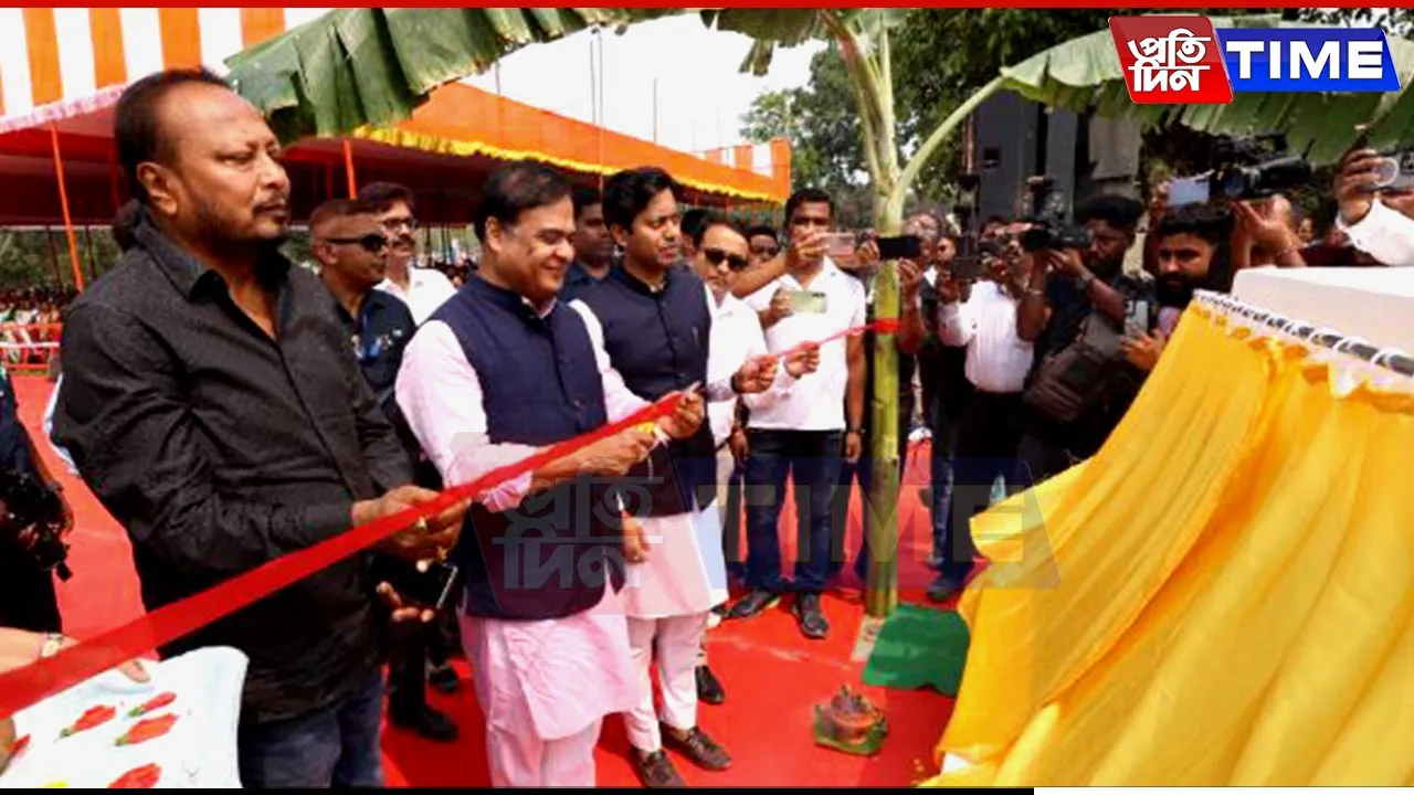 CM Sarma Lays Foundation Stone for Naduar’s First Co-District Commissioner’s Office