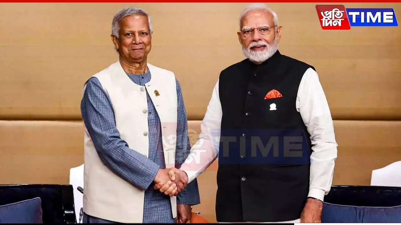 PM Modi meets Bangladesh’s M Yunus in First Talks since Regime Changed