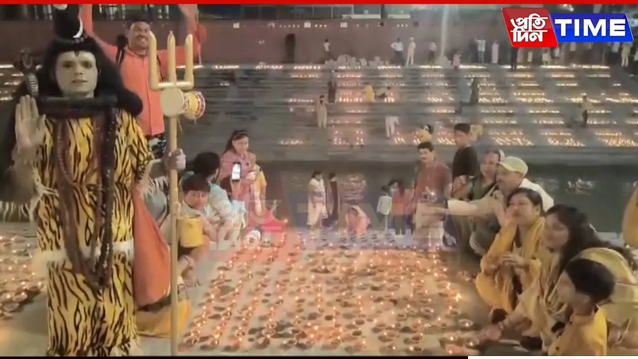 Ayodhya Illuminated with 2.5 Lakh Diyas in Grand Ram Navami Celebration