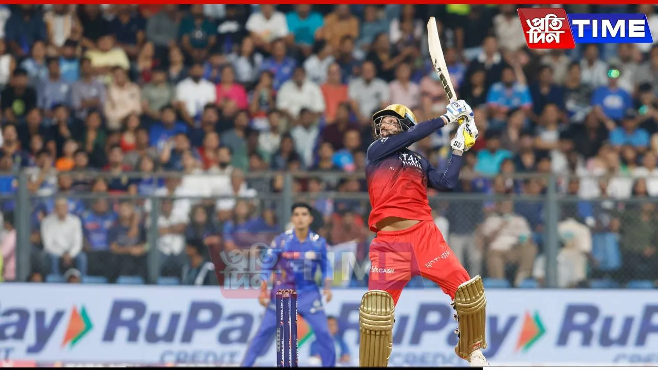 RCB’s Batting Carnage! Patidar, Kohli Tear Apart MI with 221/5