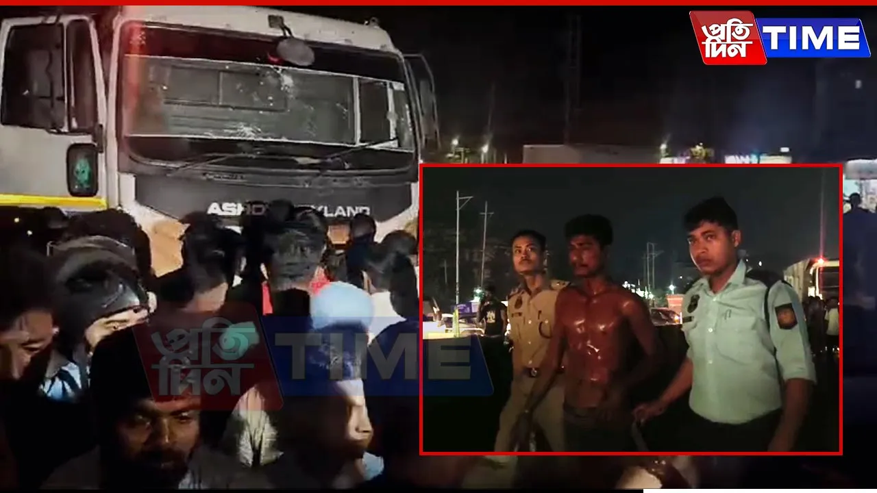 Tragic Road Accident in Guwahati's Lalmati; Speeding Dumper Kills Two Scooty Riders