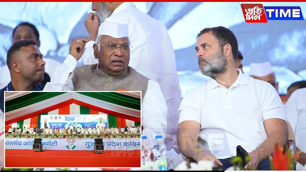 “Our Own Government Promoting Injustice”: Kharge Slams Modi Govt at AICC Meet