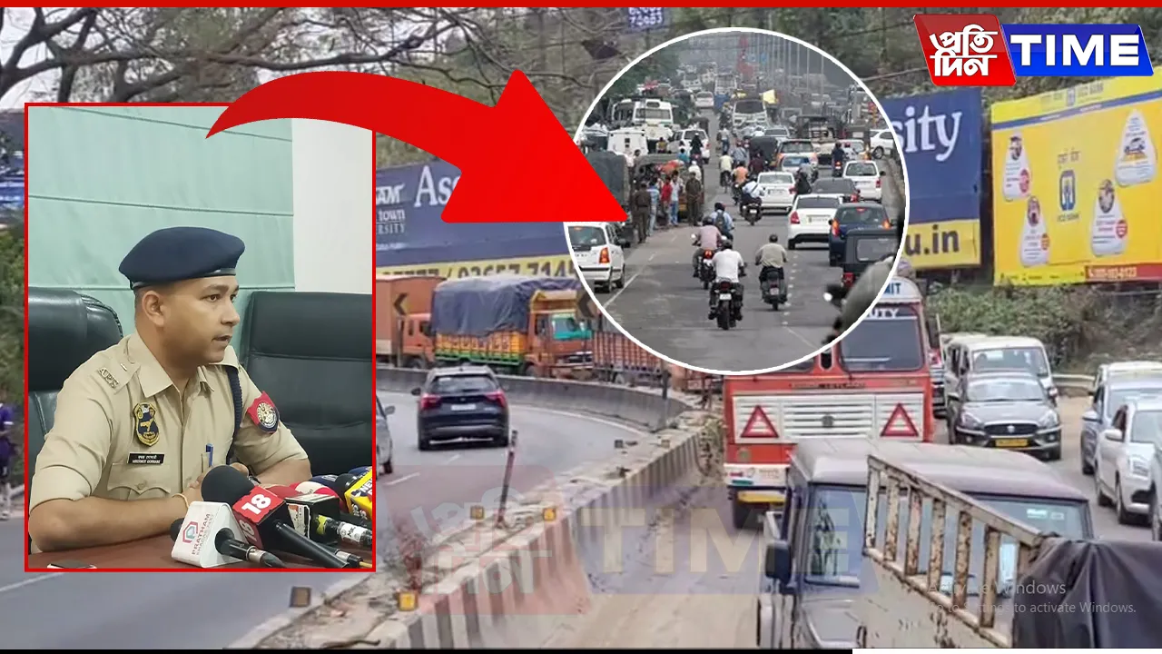 Jorabat Gridlock Alert! Authorities Issue Diversions for Heavy and Light Vehicles