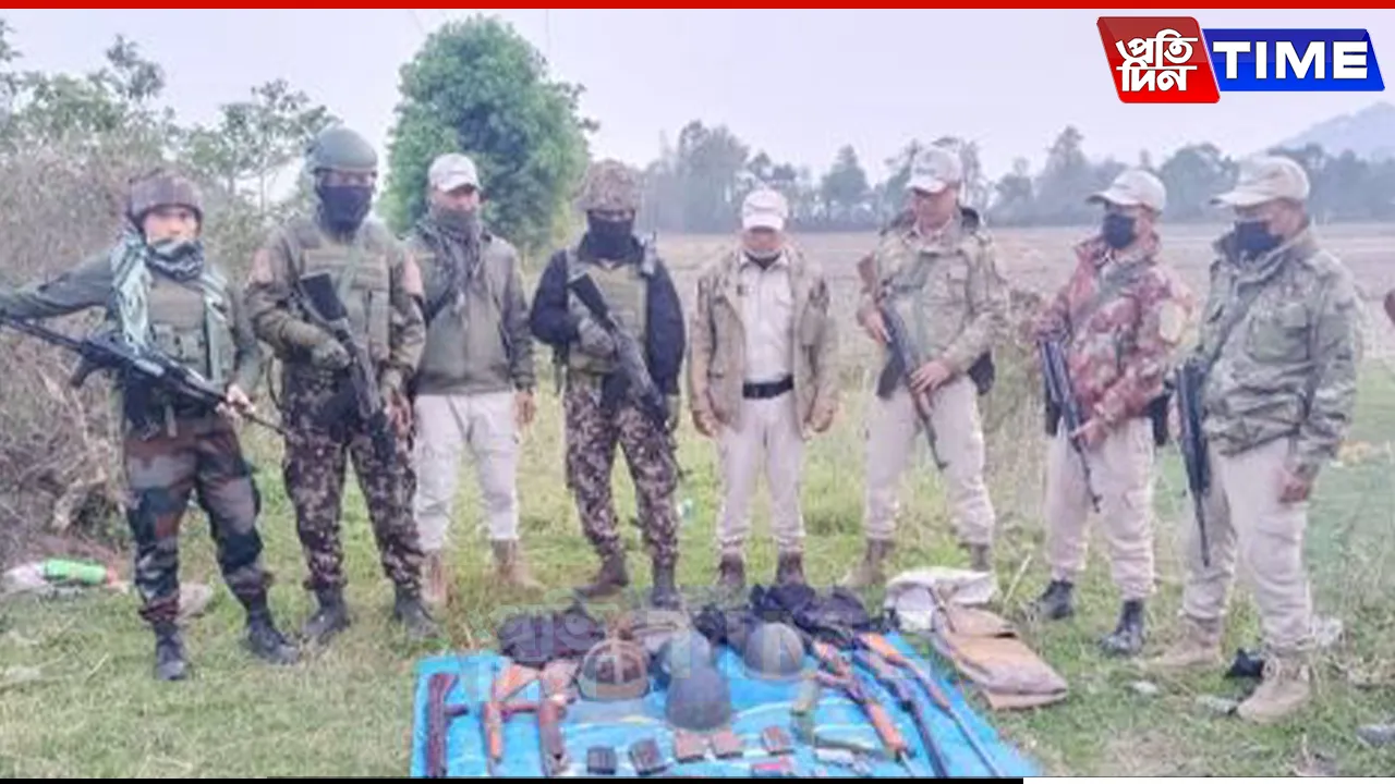 Manipur: Arms & Ammo Recovered In Kakching And Imphal West Dists. 