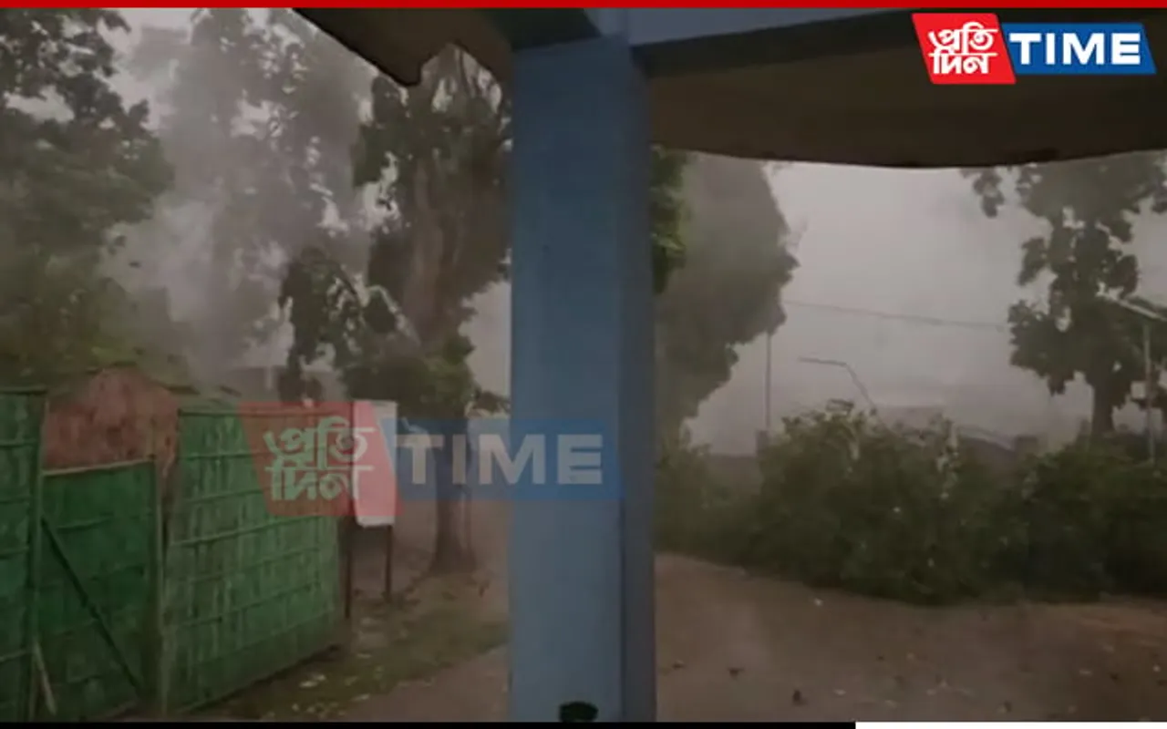 Assam: Heavy Storm Hits Darrang District