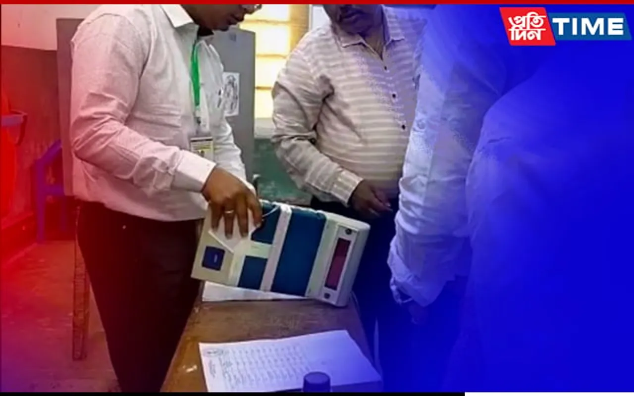 Assam Municipal Polls: EVM malfunction at Polling Station in Digboi