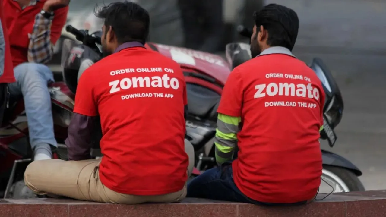 Guwahati: Zomato Delivery Partners Protest Demanding Hike In Pay