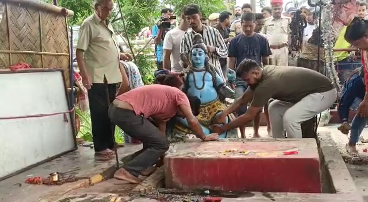 Miscreants Vandalize Shiva Temple In Guwahati