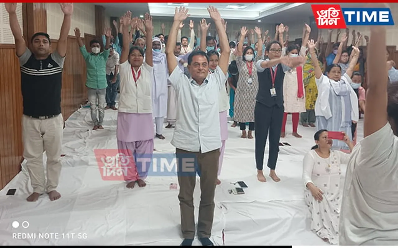 Yoga Day Celebrated at Northeast Cancer Hospital 