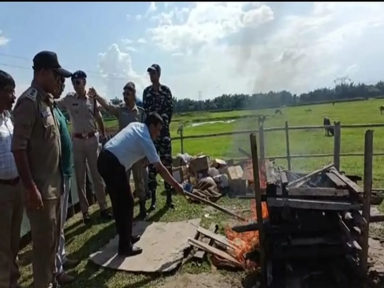 Assam Police Destroy Drugs Worth Over Rs 2 Crores in Biswanath