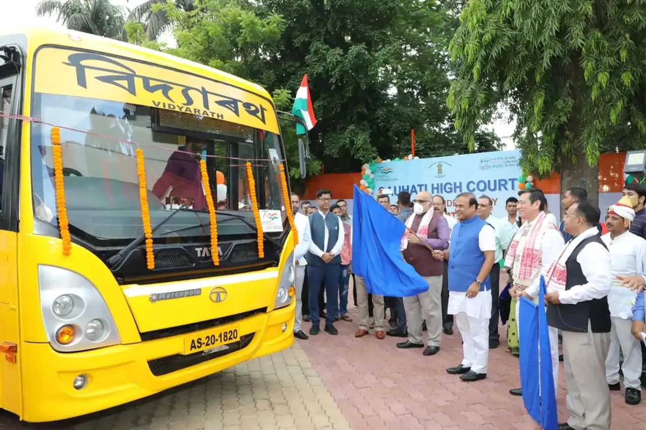 Assam CM Launches 'Vidyarath' School On Wheels For Less Fortunate Children