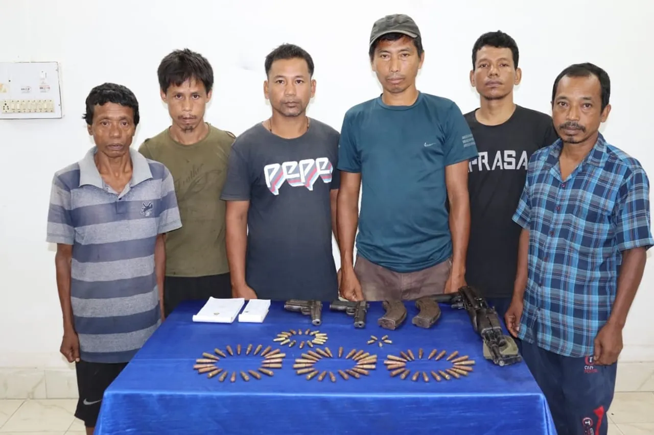 6 NLFT Militants Surrender in Tripura