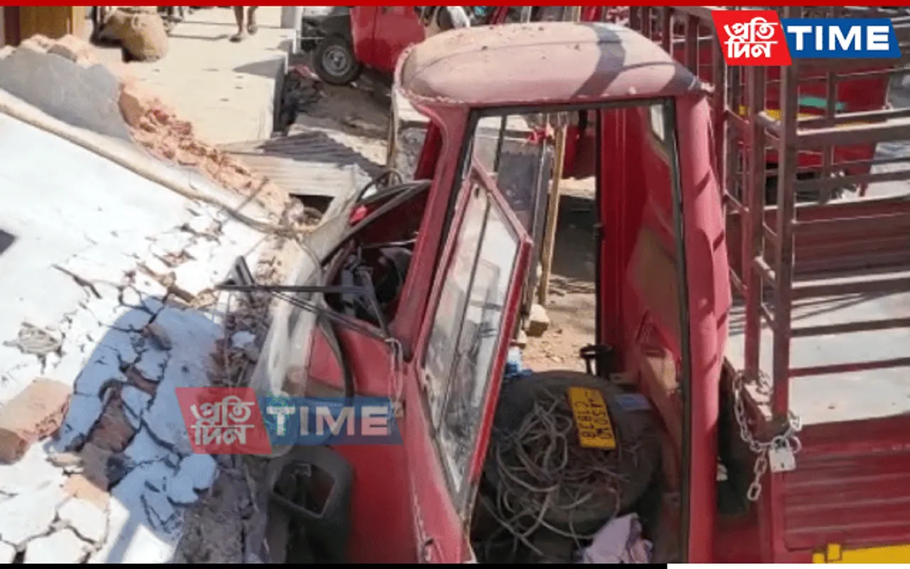 Guwahati: Tragedy Averted As Portion Of Building Falls On Streets