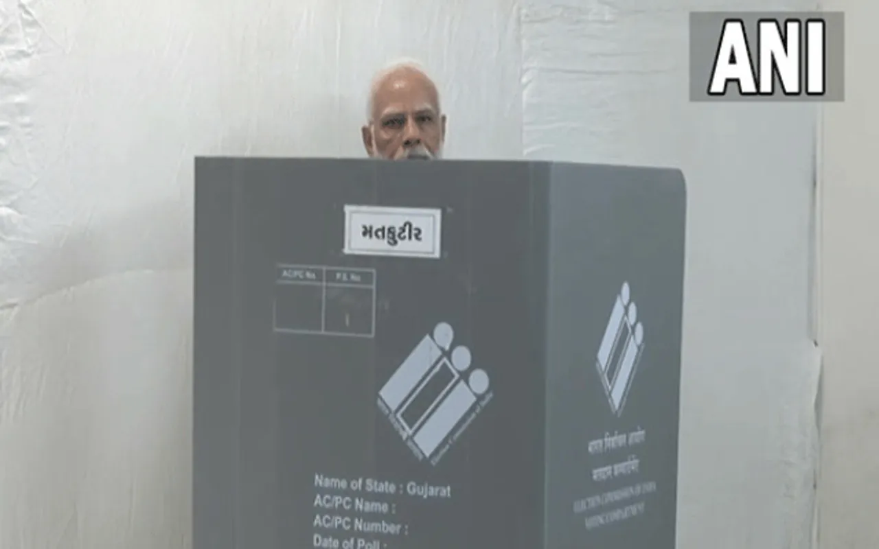 Gujarat Assembly Elections: PM Modi Casts Vote In Ahmedabad