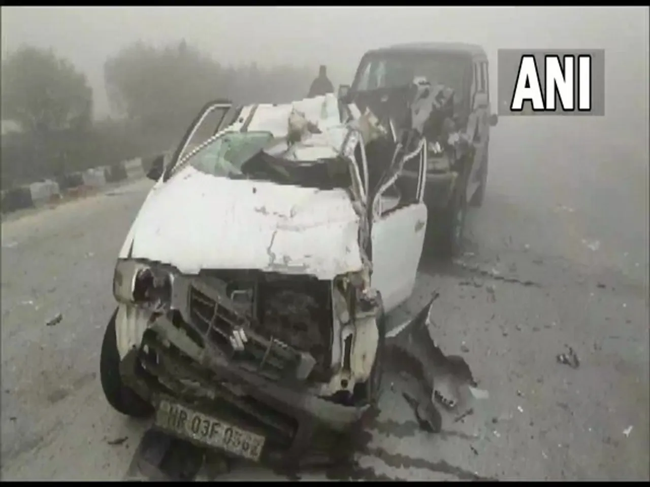Several Injured After 22 Vehicles Collide in UP