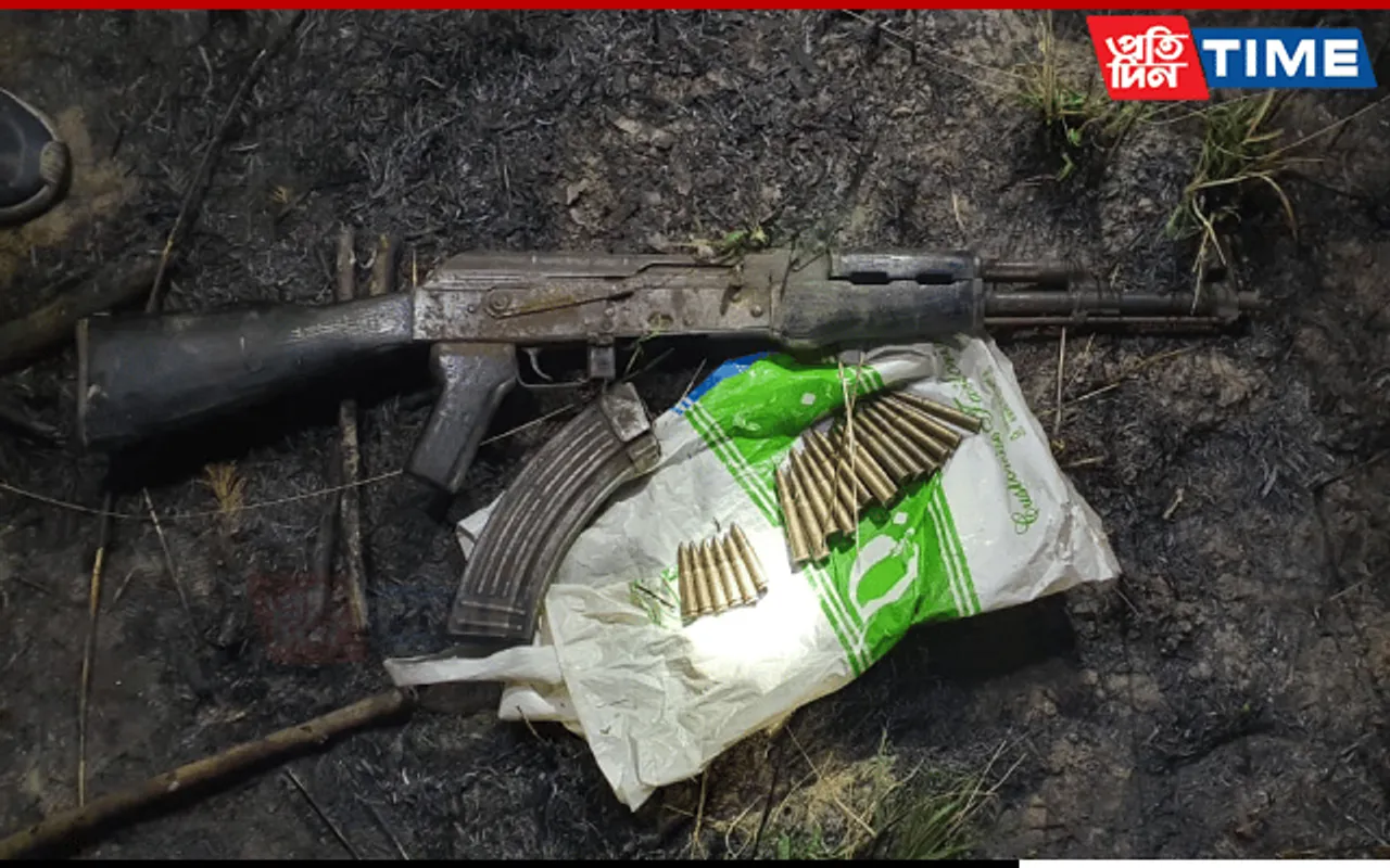 Assam: AK 56 Rifle, Live Rounds Found Buried In Udalguri