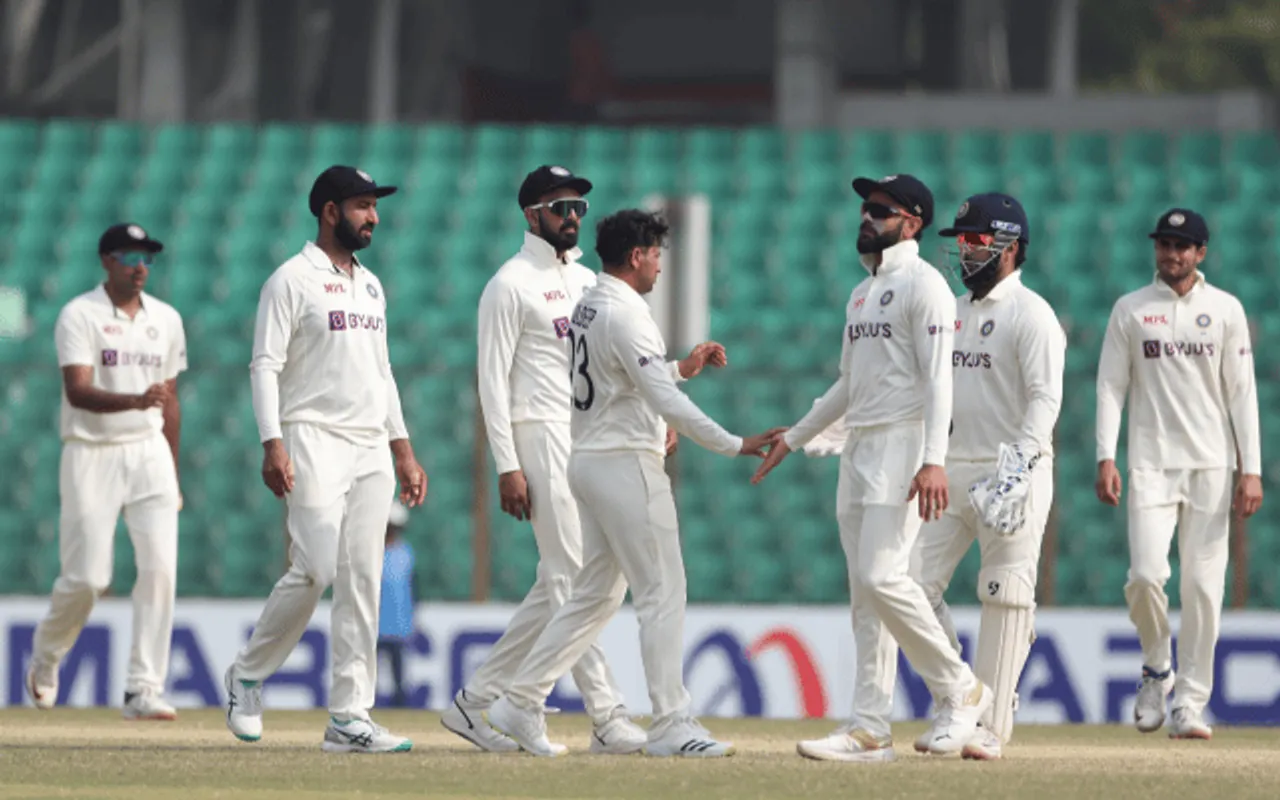 India Clinch Test Series Vs Bangladesh With 3 Wicket Win