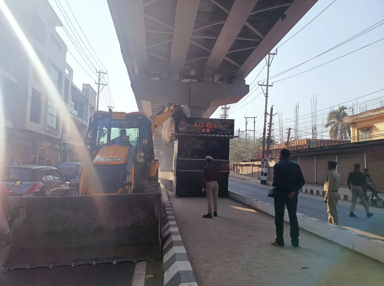 GMC Carries Out Eviction Drive in Arya Nagar, Rukminigaon