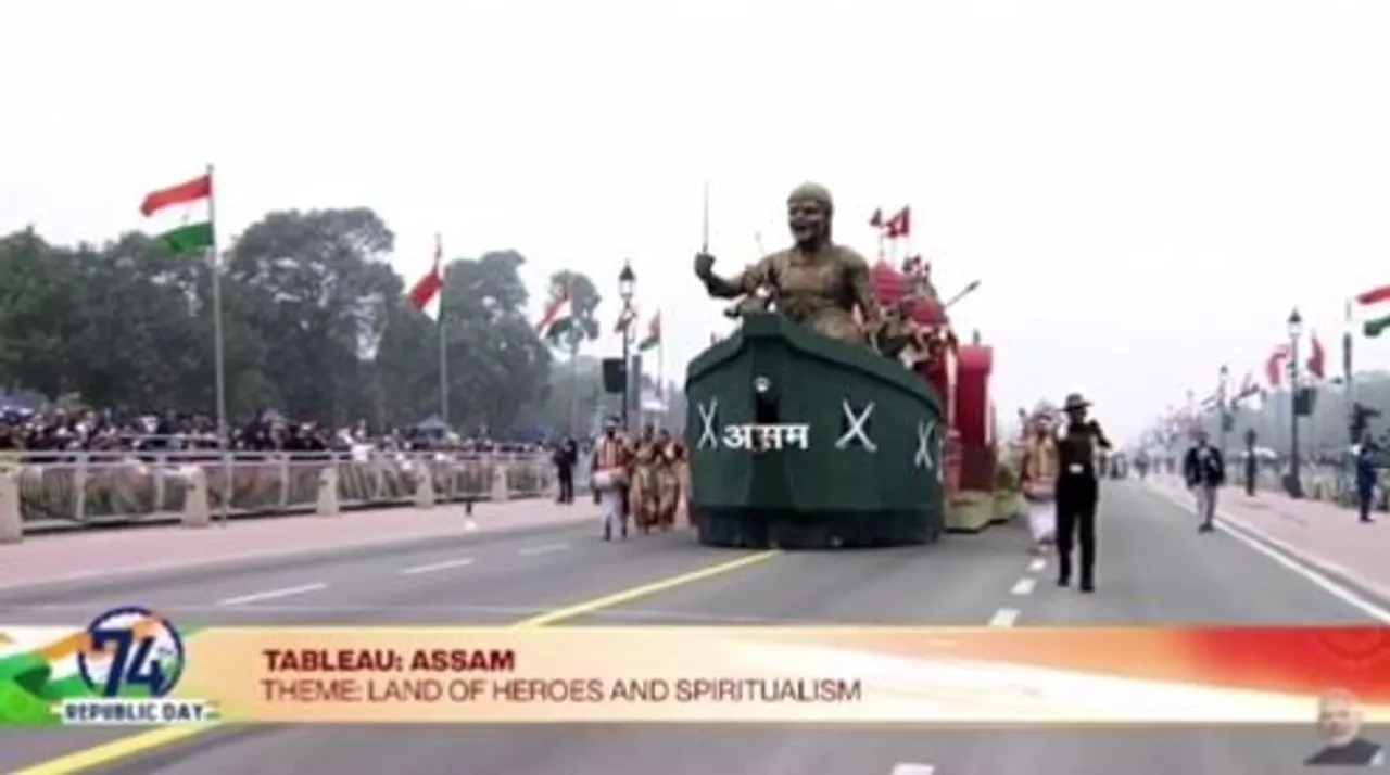 R-Day: Assam Tableau Showcases Lachit Borphukan, Kamakhya Temple