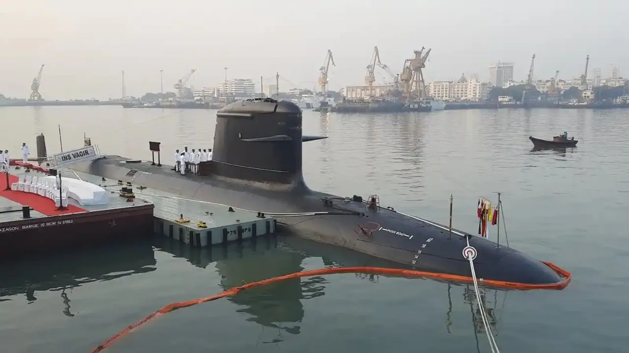 INS Vagir, 5th Kalvari-Class Submarine Commissioned Into Indian Navy