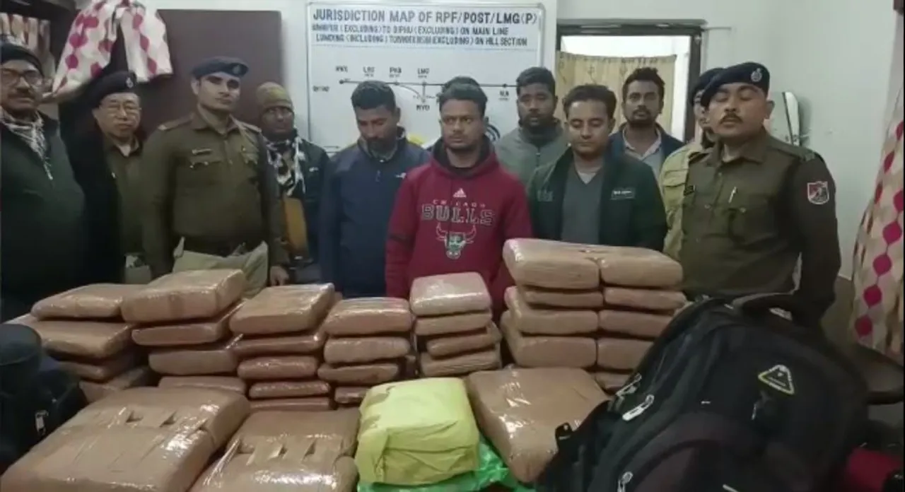 Assam: Cannabis Worth Rs 12 Lakhs Seized at Lumding Railway Station