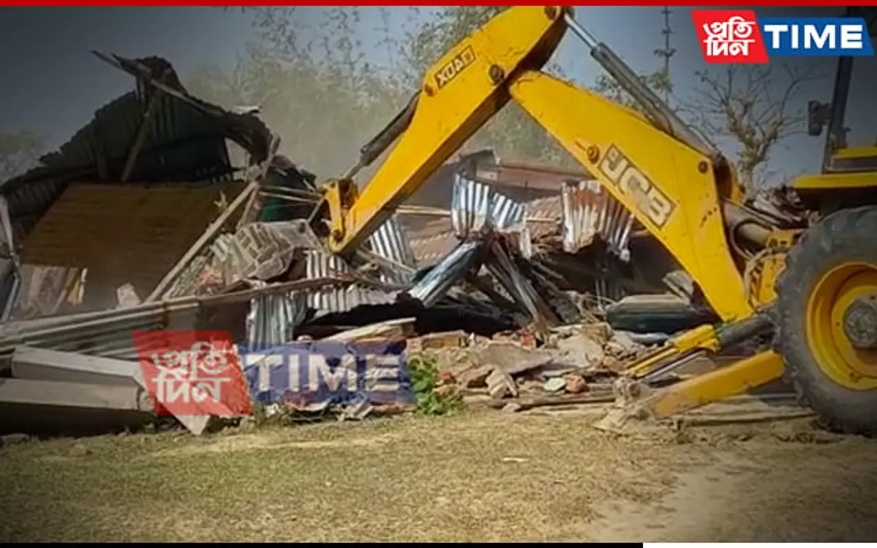 Anti-Encroachment Drive Conducted in Assam's Bura Chapori Wildlife Sanctuary