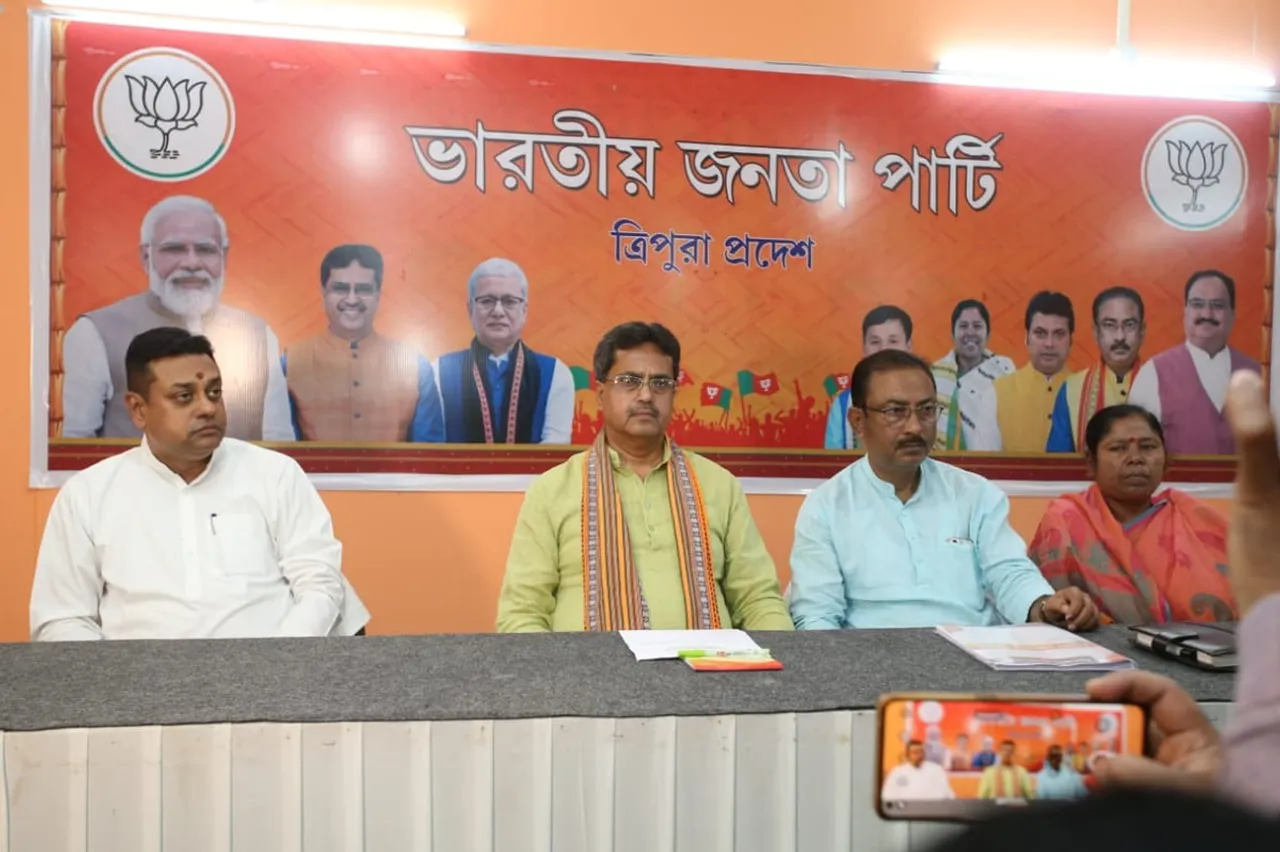 Tripura: Manik Saha Reviews Preparations for Oath-Taking Ceremony