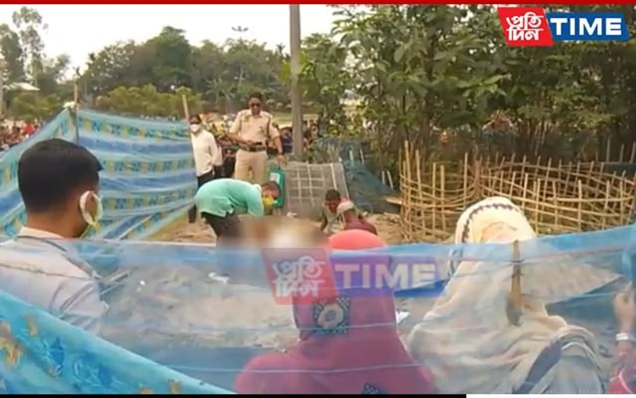 Woman’s Body Exhumed After 16 Days in Dhubri, Murder Suspected
