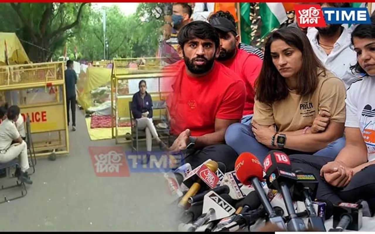 Security Tightened Ahead of Samyukta Kisan Morcha’s Protest in Support of Wrestlers
