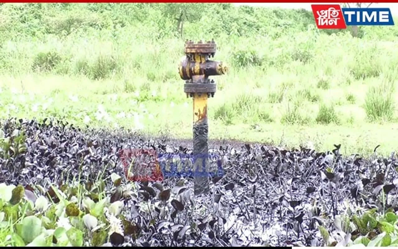 Crude Oil Spillage from OIL Pipelines Trigger Panic in Duliajan