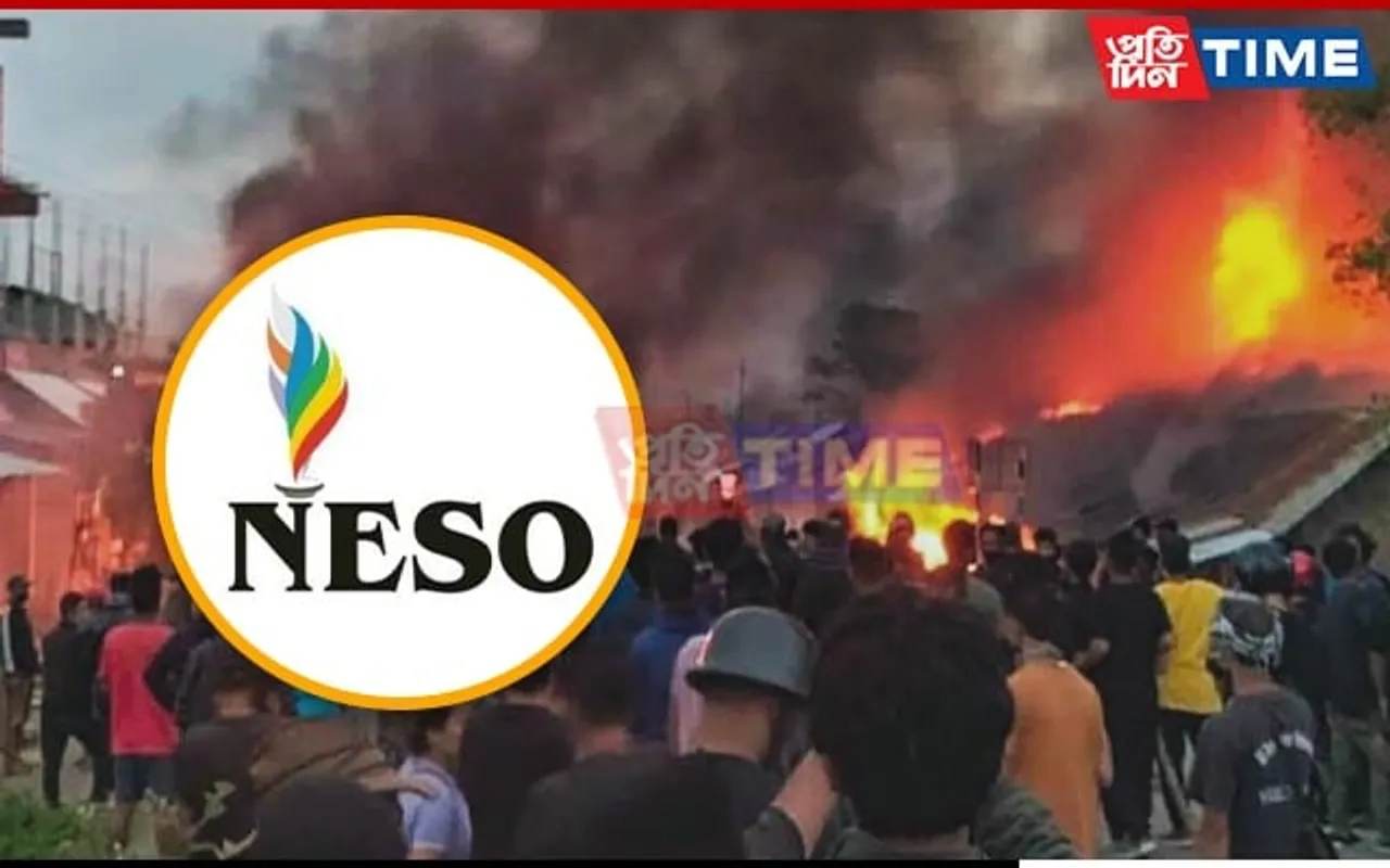 NESO Questions PM Modi, Centre's Silence On Manipur Violence