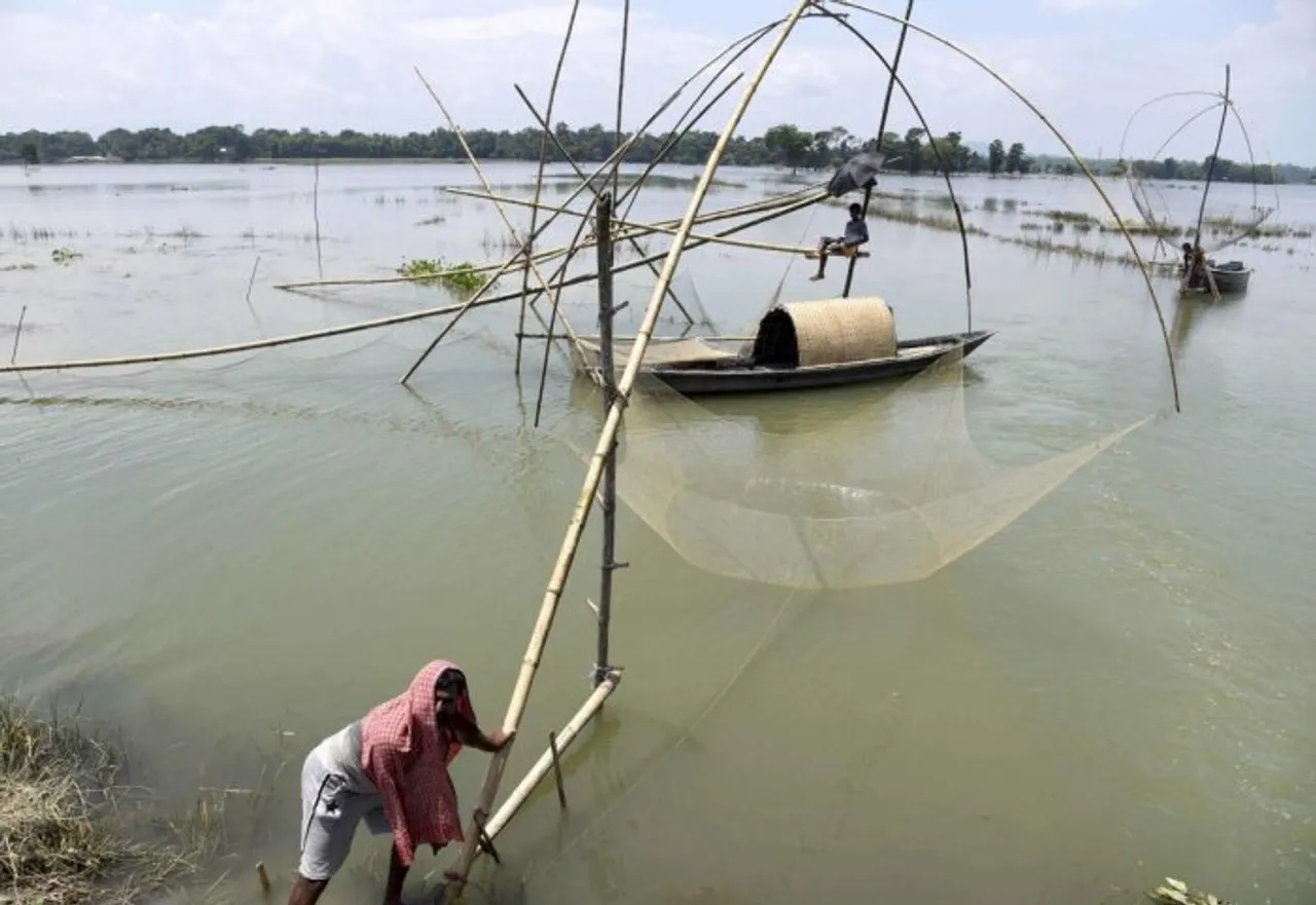 Assam: Youth Goes Missing in Pagladiya River While Fishing