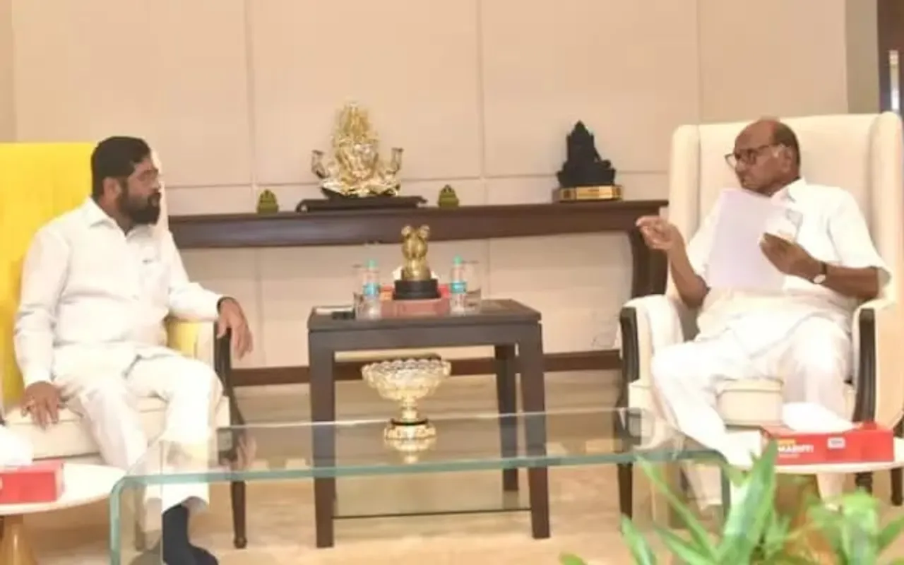Sharad Pawar Meets Eknath Shinde, BJP Says It's Not Political