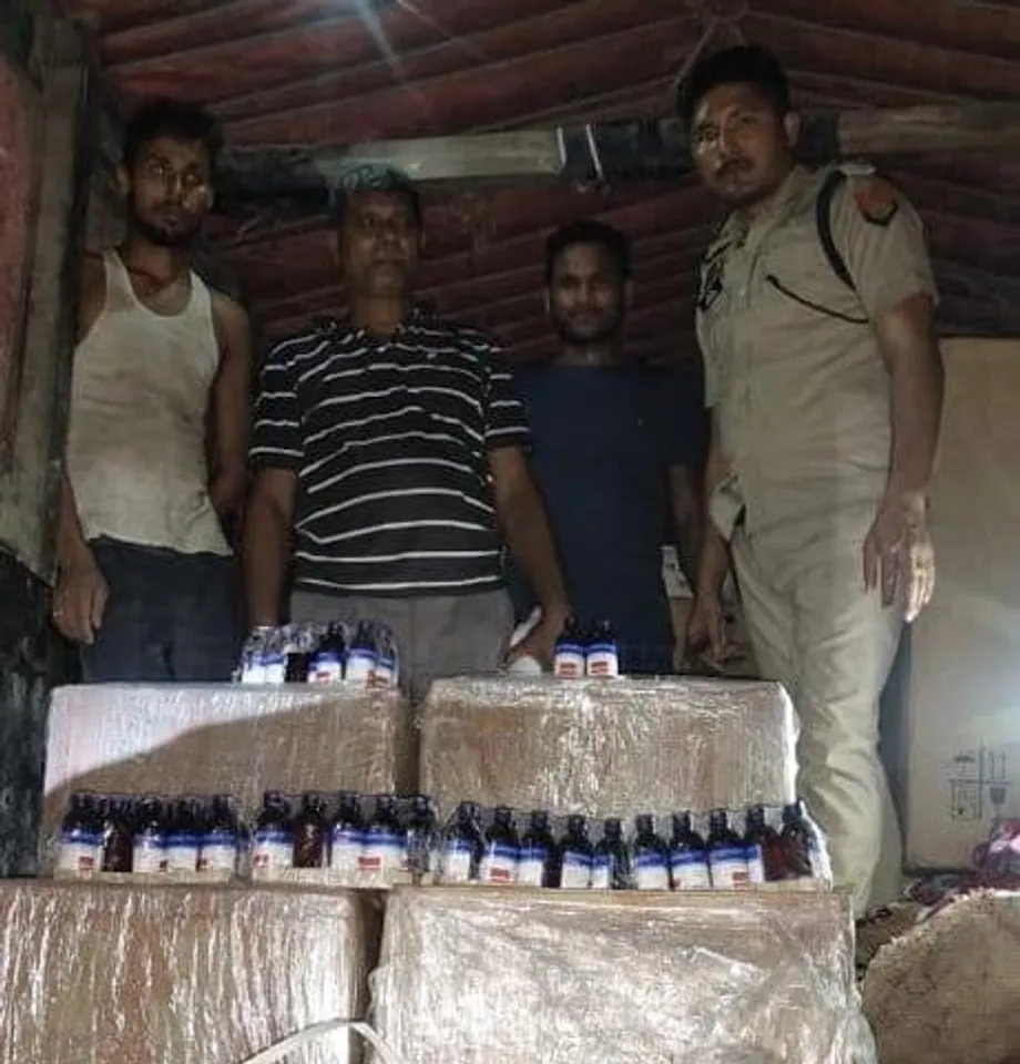 One Held With 780 Bottles of Codeine Phosphate Syrup In Assam's Karimganj