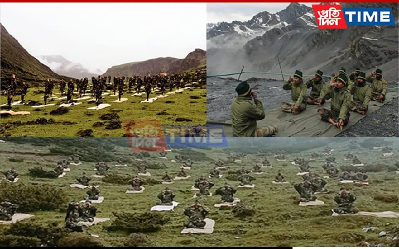 Arunachal Pradesh: Indian Army Soldiers Perform Yoga at Border