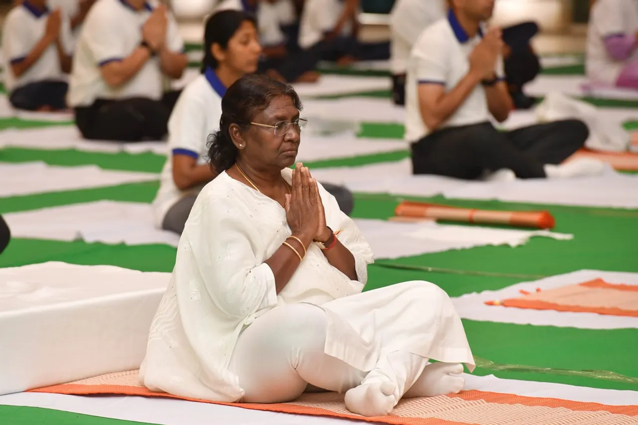 Yoga is India’s Gift to Rest of The World: President Droupadi Murmu