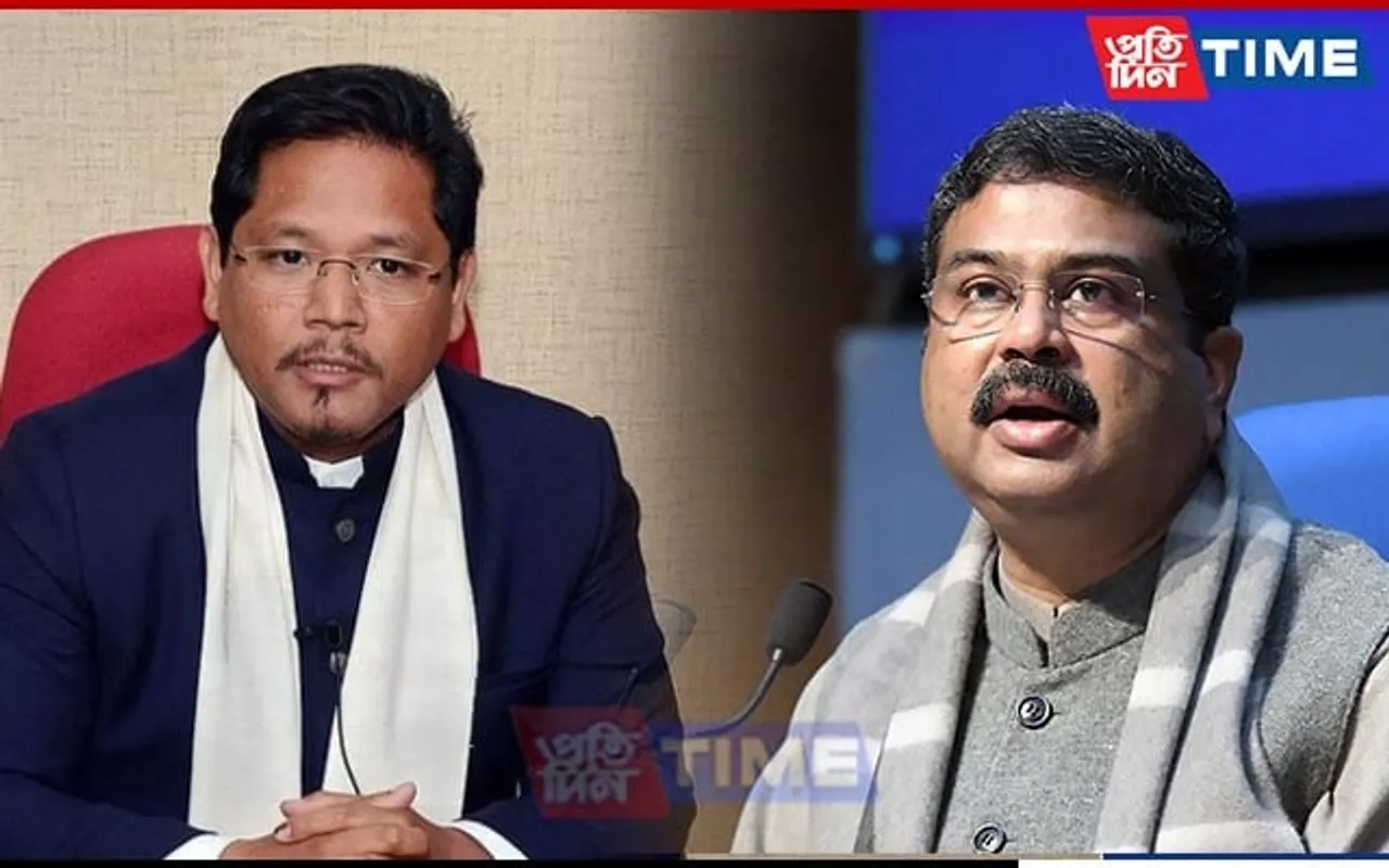 Meghalaya CM Writes to Dharmendra Pradhan Highlighting Education System of State