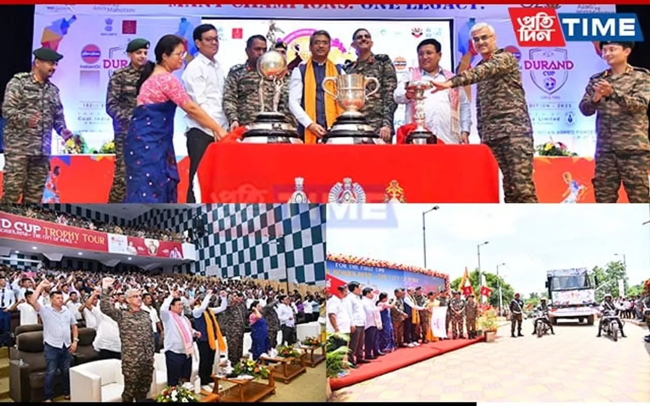 Durand Cup Trophies Unveiled in Assam’s Kokrajhar