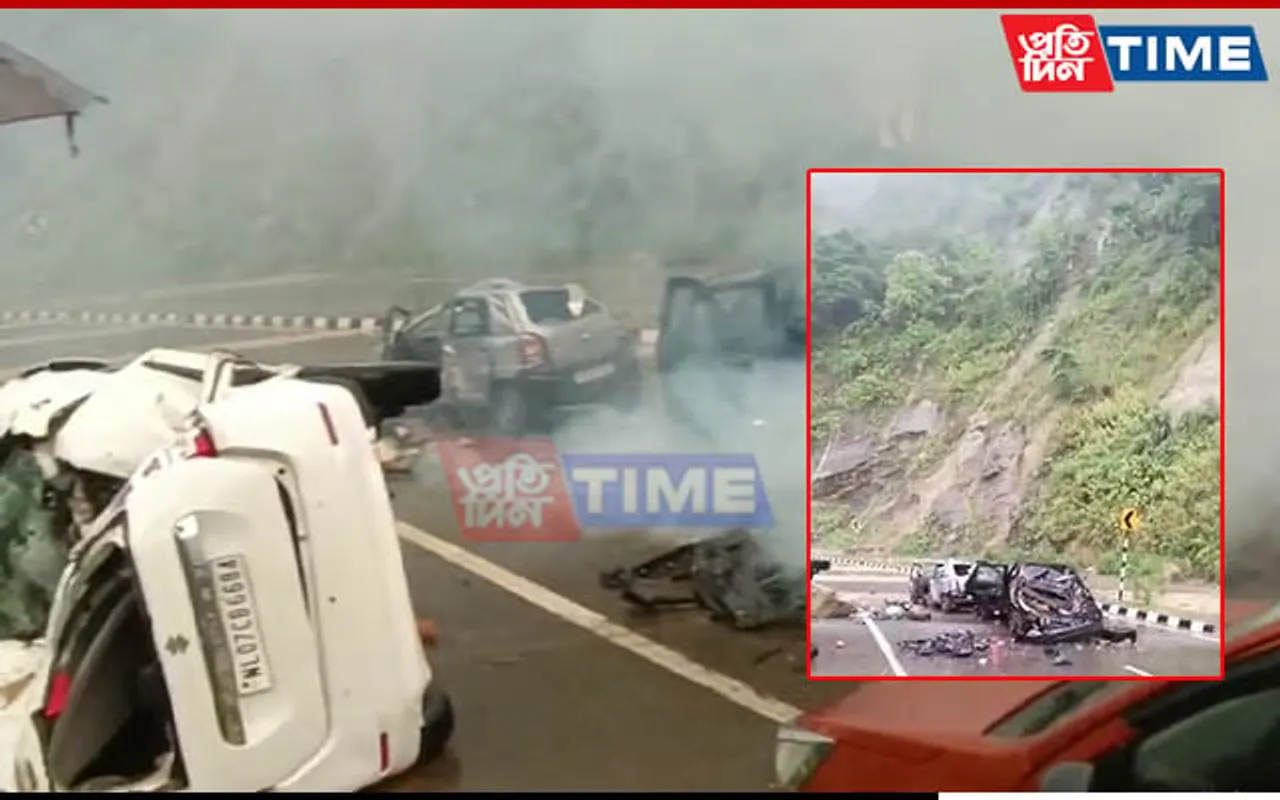 Nagaland: Massive Rock Hits Car After Landslide, 2 Dead