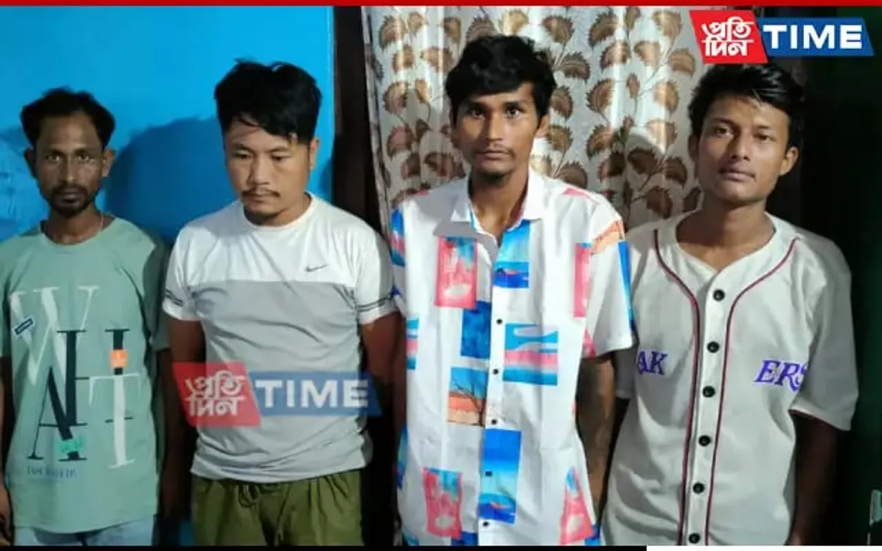 Assam: 4 Traffickers Detained In Nagaon, Suspected Heroin Seized