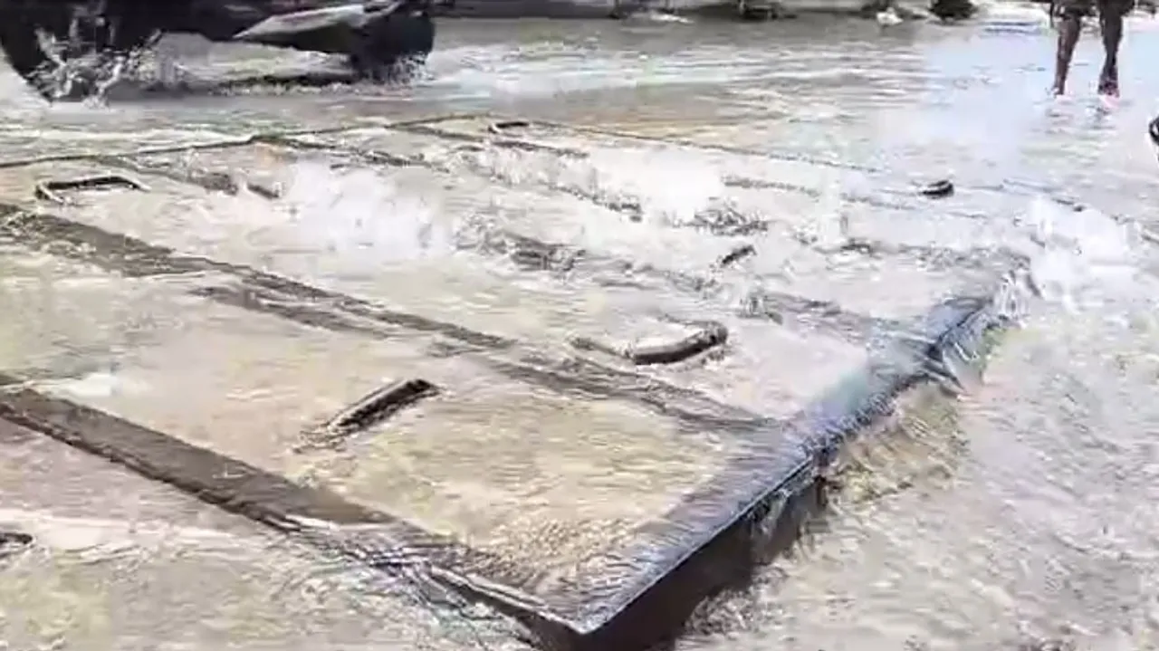 Guwahati: JICA Installed Water Pipeline Bursts in Gandhi Basti