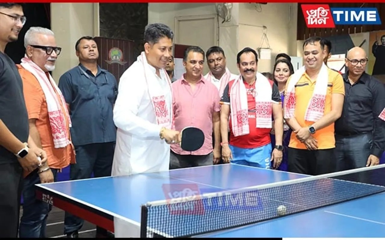 Pijush Hazarika Inaugurates All Assam Major Prize Money Ranking TT Championship