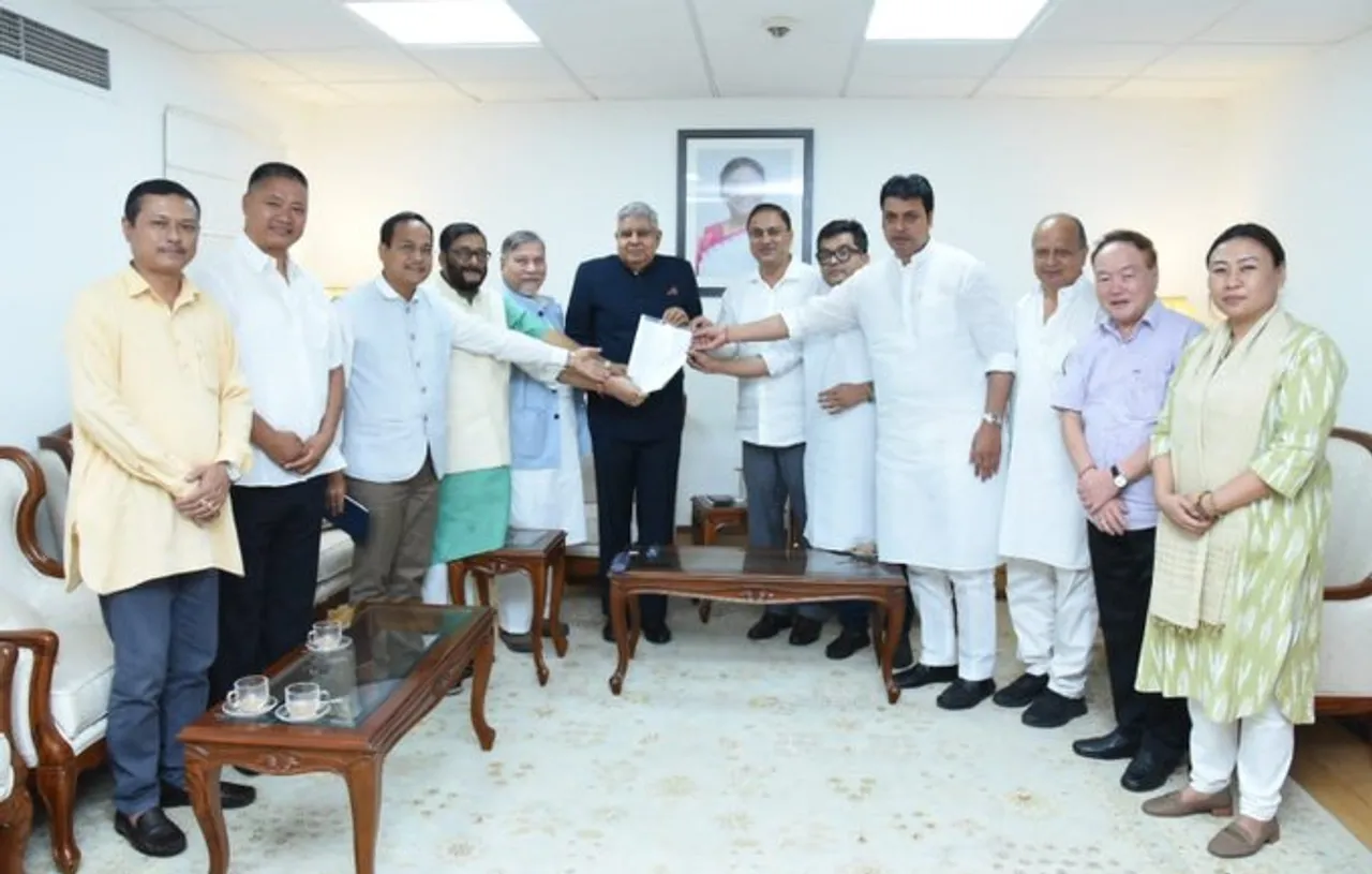 RS MPs from Northeast Urges Chairman for Short Discussion on Manipur Issue