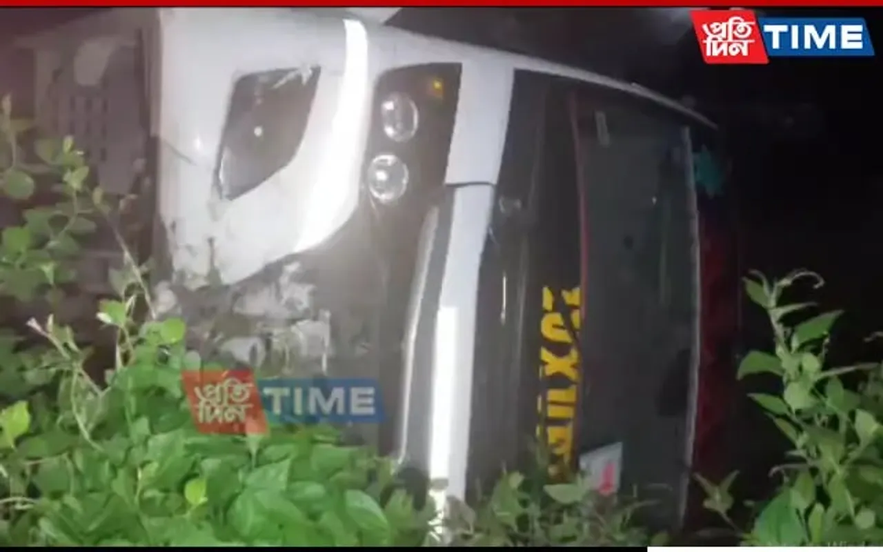 Assam: Several Passengers Injured As Bus Drives Into Ditch At Dudhnoi